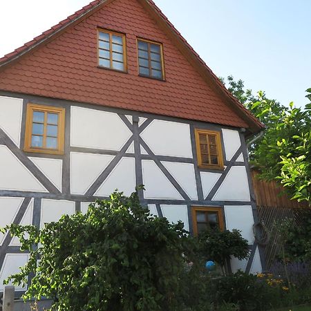 Ferienwohnung Fachwerktraum im Hof Alheim Exterior foto